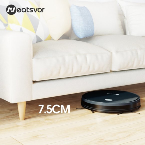 NEATSVOR X500 Robot Vacuum Cleaner 3000PA Powerful Suction 3-in-1 Pet Hair House - Picture 7 of 16